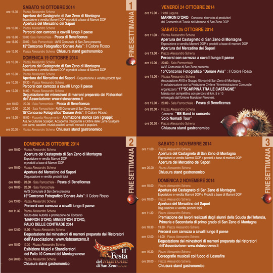 programma eventi e spettacoli